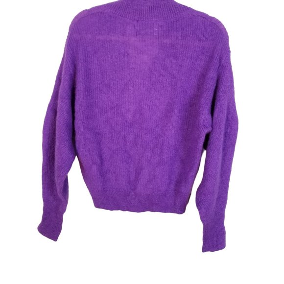 Purple Mohair sweater made in Italy Essential Antwerp size xs - Picture 4 of 10